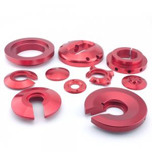 China High Precision Red Powder Coated ATV Parts for UTV Shock Absorbers and Customized factory