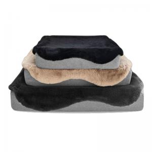 China 4 In1 Changeable Topper Ultra-soft Faux Fur Pet bed with Removal Cover factory