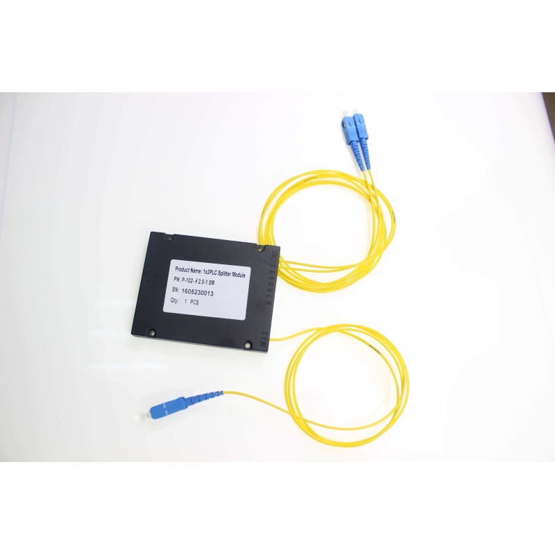 Cassette Type PLC Fiber Optic Splitter For Telecom Network