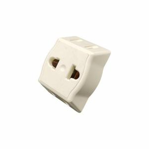 China Non Grounding 2 Hole Household Socket Electric Plug Adapter on sale