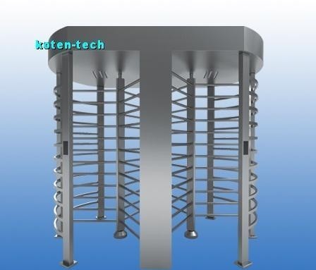 Automatic Turnstile Security Systems With Angle Encoder Mifare Card Swiping