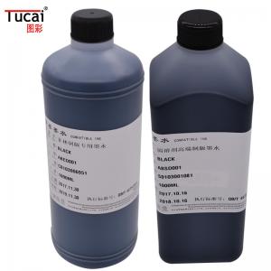 China 1000ml Dark Eco Solvent Ink Black Film Plate Making Epson Print Ink For Epson Printhead on sale
