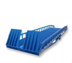 China Large Loading Capacity Mobile Dock Ramp With Outriggers Movable Dock Leveler on sale