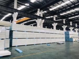 China 100mm Thick Cold Room Insulation PUR Sandwich Panel factory