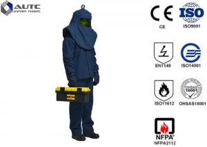 China Dupont Mens PPE Safety Wear Suits Flash Protection Multilayer Arc Flash Protective factory