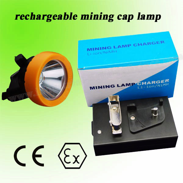 LED Explosion Proof Coal Miner Headlamp 1w 6.6ah Rechargeable