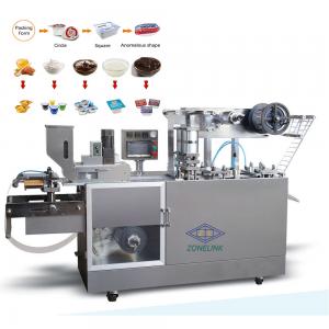 China New design package DPP-80 Tomato Paste Sauce Blister Packing Machine factory