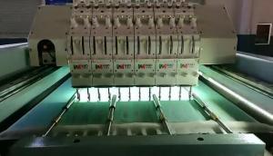 China 5KW Horizontal Quilting Embroidery Machine Single Head Integral Steel Structure factory
