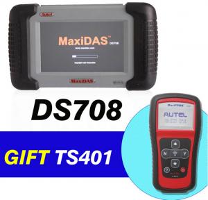 China Buy Autel MaxiDAS DS708 Get MaxiTPMS TS401 As Gift for Car Diagnostics Scanner factory