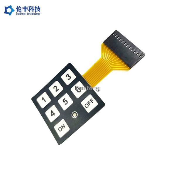 FPC PET Membrane Switch , OEM ODM Membrane Keyboard Switch