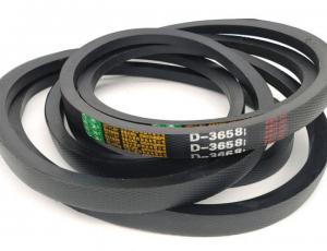 China Durable Wrapped Classical 29inch D V Belt With Size Chart factory