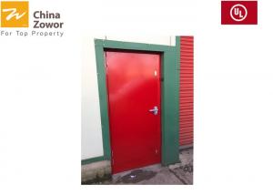 China Single Swing Right Handed Commercial Fire Doors Galvanized Steel Material factory