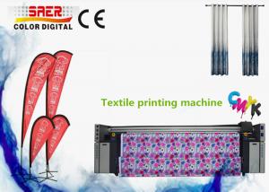 China SAER CSR2200 Flag Banner Polyester Fabric Printer / Directly Textile Printer factory