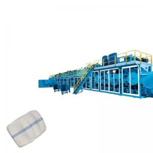 China Manufacturer Disposable Ultrasonic Automatic Adult Diapers Making Machine South Africa factory