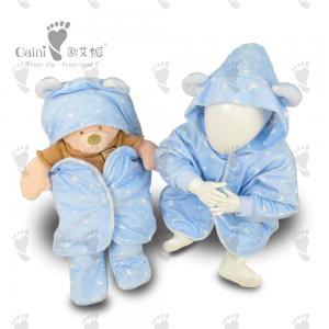 China Customised Newborn Infant Coat Loveable Infant Body Coat Blue Stuffed 37cm factory
