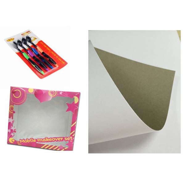 White Backing Large Paper Board , Solid Bleached Sulfate Paperboard Antistatic