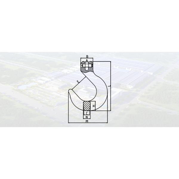SLR237-G80 CLEVIS FOUNDRY HOOK