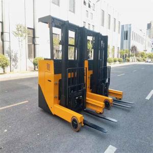 China Multi direction Electric Reach Forklift Walking Pallet Stacker 2500KG factory