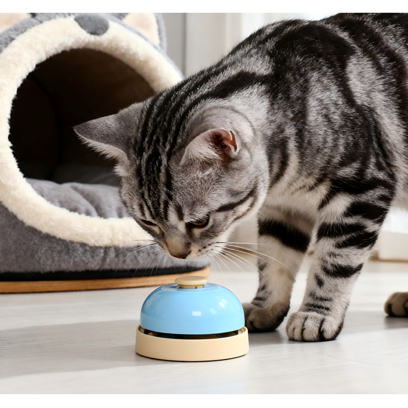 Durable Plastic Pet Bell Interactive Training Multiple Colors