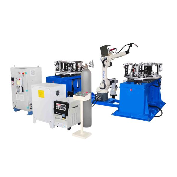 CO2 MIG Industrial Welding Robots For Coffee Table Bracket With Automatic Positioner