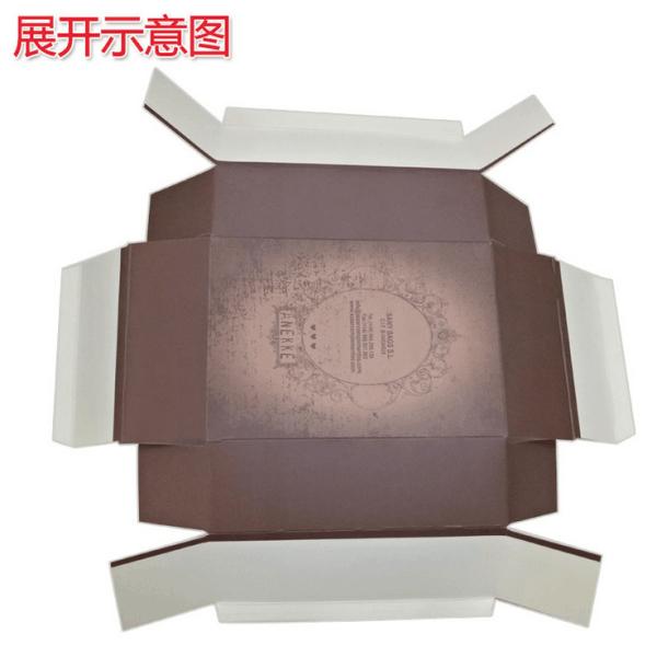 High quality custom design printed folding clothing packaging paper cardboard box