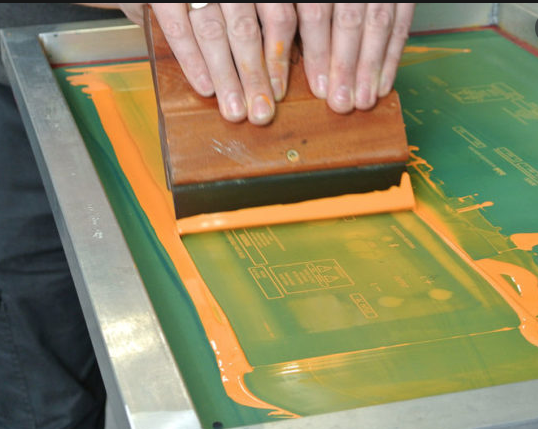 213 Micron Nylon Screen Printing Mesh Ink Flow Properties For Curved Surface