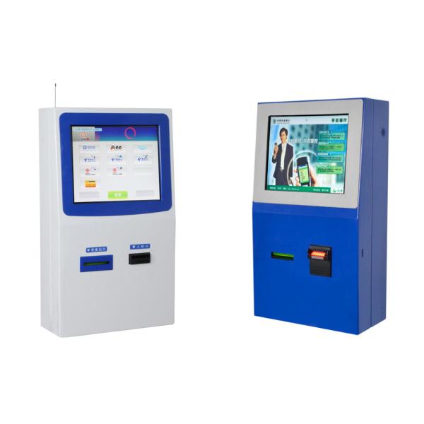 Wireless Touchscreen Wall Mount Kiosk Printer for Retail / ordering