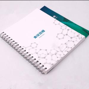 China Varnish Coating Ring Bound Book Printing Custom Color For Promotional on sale