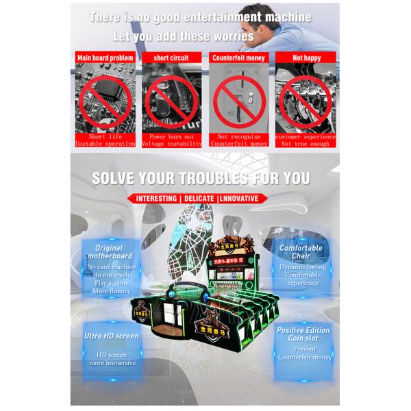 2020 New Arrival national horse racing 10 players Net Red Edition Carnival Booth Game Coin Operated