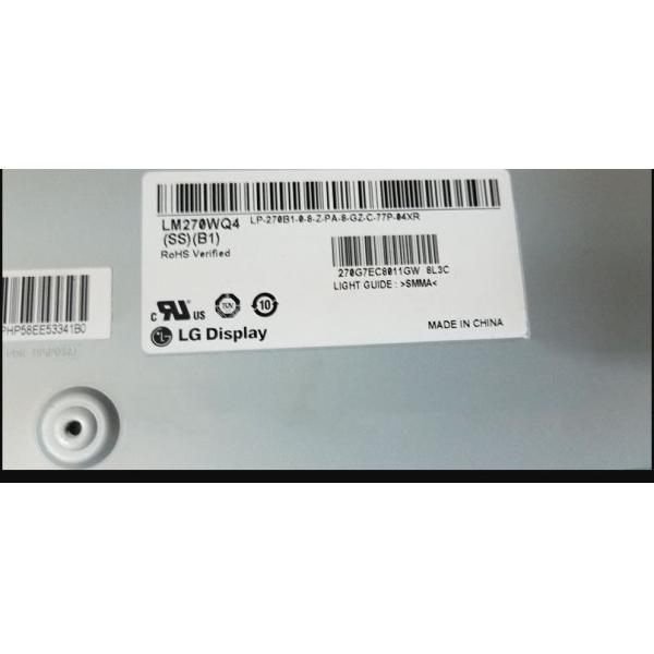 LM270WQ4-SSB3 LG Display 27.0" 2560(RGB)×1440 350 cd/m² INDUSTRIAL LCD DISPLAY