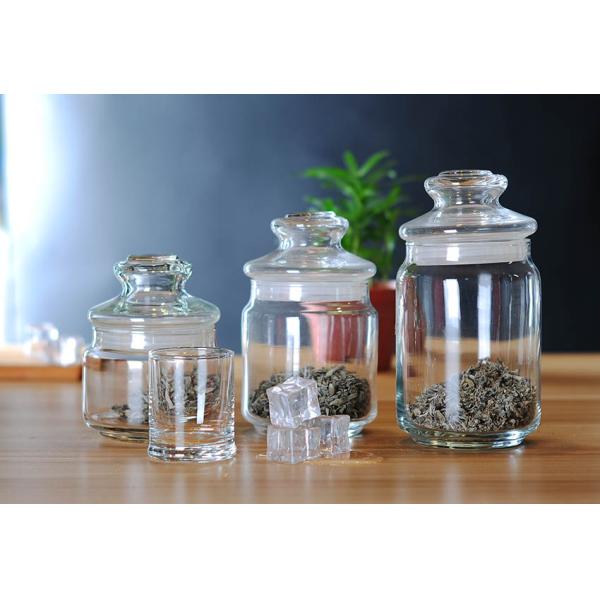 10oz Machine Blowing Glass Storage Jars For Dry Goods / Candy Storage