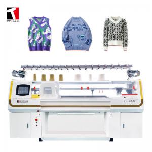 China Dual System Fully Computerized Flat Knitting Machine 52inch 3/5/7G factory