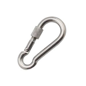China Precision Casting Technology Quick Link Spring Snap Hook With Screw Lock Plain Finish factory