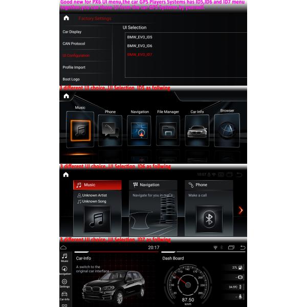BMW X6 E71 2007-2010 10.25'4G RAM 64G RAM CCC System Navigation Upgrade Android 10.0 Support TPMS&DAB BMW-8215CCC