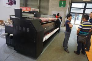 China Pigment / Reactive Ink Fabric Flag Printing Machine For Roll Up Banners on sale