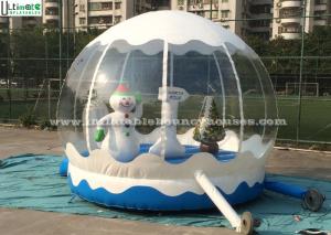 China Outdoor Bounce House Snowman Inflatable Kids Jumping Bouncer for Garden factory