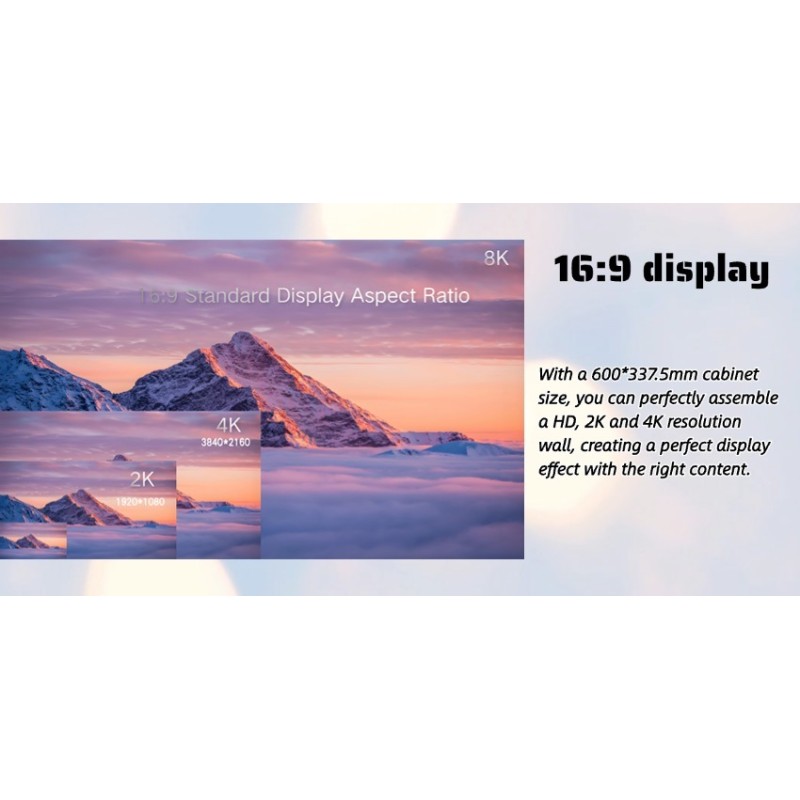 LucidSight MIP Series Micro LED Screen Micro Led Display Panel 3840Hz GOB Technology