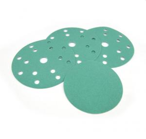 China High quality Green film Hook and Loop backing Sanding Discs for car factory