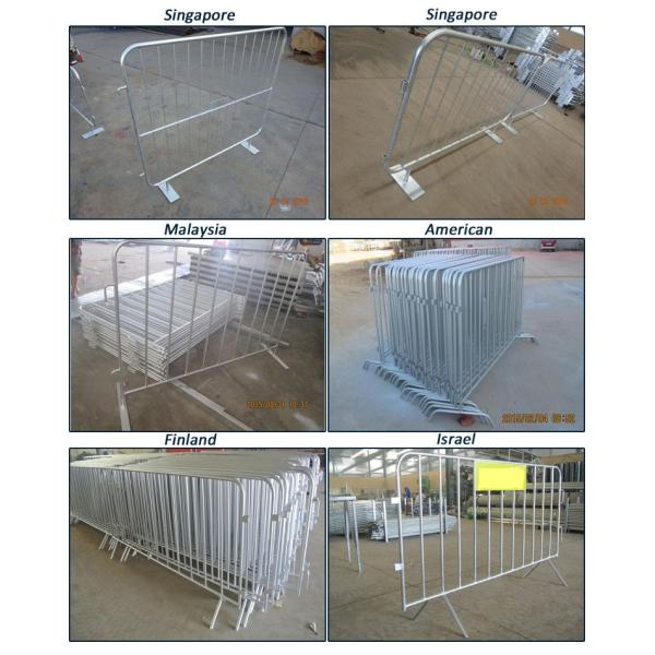 Colored Crowd Control Barricades Flexible Convenient Installation durable