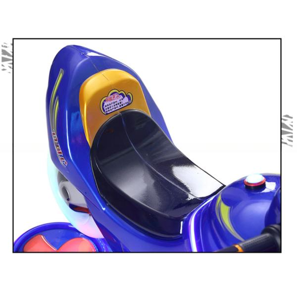 Indoor game center coin operated crazy children motorcycle kiddie rides with MP5 music