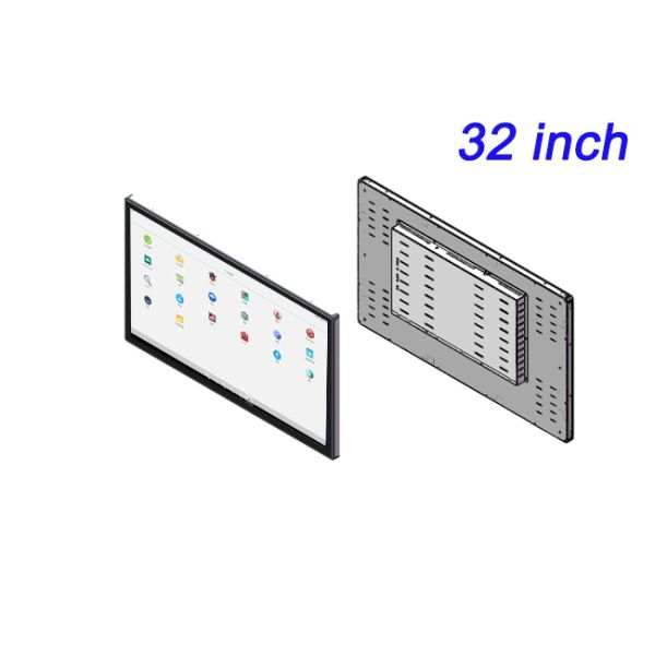 32 inch ZXTLCD PLC Industrial Control Android Embedded Panel Mount Monitor