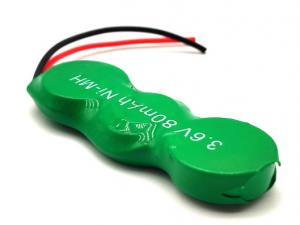 China Customized 80mAh NiMH Button Cell 1.2V 2.4V 3.6V NIMH Rechargeable Batteries factory