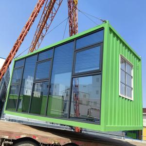 China Quick Assembly Real Card Coated Prefab House Shipping Container factory