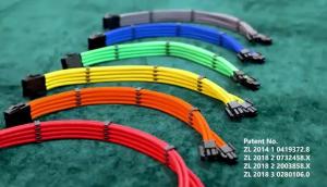 China Sleeved Extension Kit Losenda USB PSU Cable Sleeve Kit Computer Power Cables USB Ties Lightning Cable Charger factory