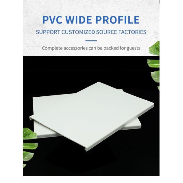 Flexible PVC Ceiling Panel Wide Profile Black