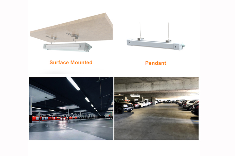 600mm 20 Watt Tri Proof Linear LED Light Fixture