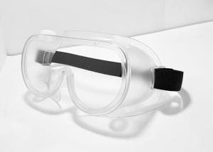 China Crystal Clear Eye Safety Goggles Eye Protection Safety Glasses Anti Saliva on sale