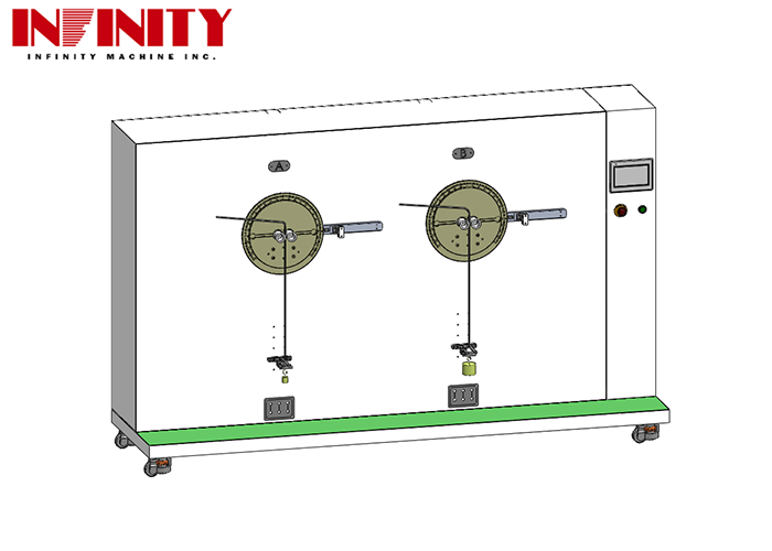 Flex Cycle Testing Machine For SFF-8417 And ISO 19642-2:2023 Multi Conductor Cable Bending Fatigue Test