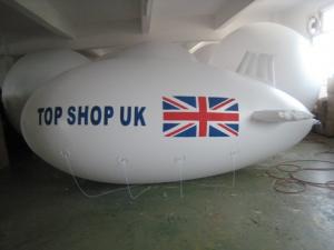 China Inflatable advertising blimp / inflatable giant helium airplane / flying blimp factory
