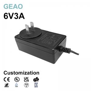 China 6V 3A Wall Mount Power Adapters VI Efficiency For Hp Deskjet Printer factory